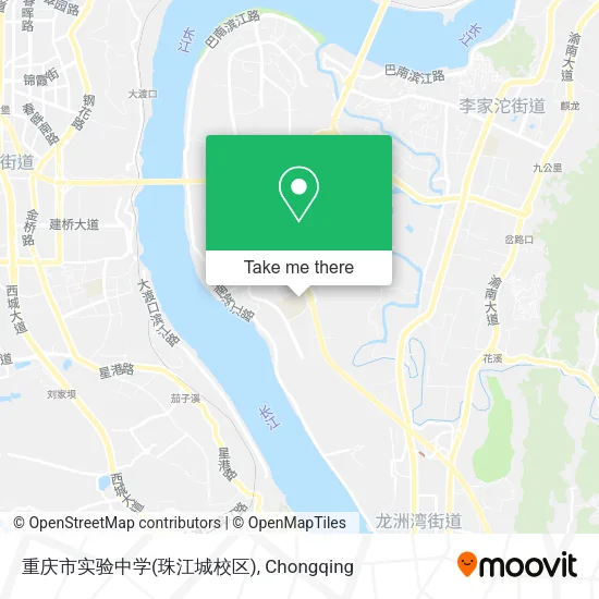 重庆市实验中学(珠江城校区) map