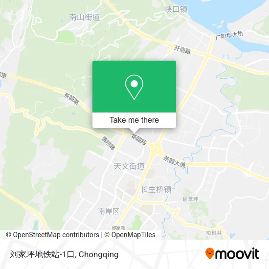 刘家坪地铁站-1口 map