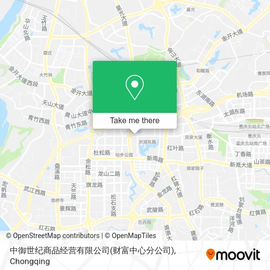 中御世纪商品经营有限公司(财富中心分公司) map