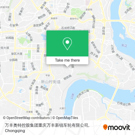 万丰奥特控股集团重庆万丰新锐车轮有限公司 map