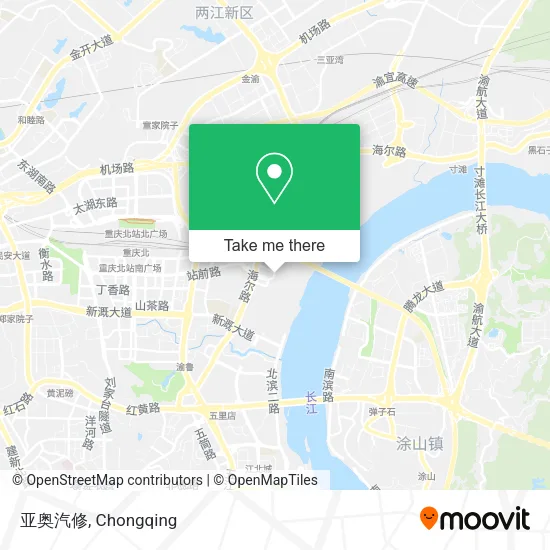 亚奥汽修 map