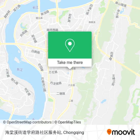 海棠溪街道学府路社区服务站 map
