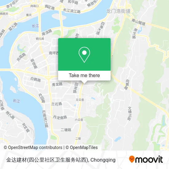 金达建材(四公里社区卫生服务站西) map