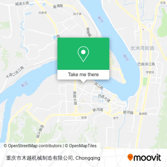 重庆市木越机械制造有限公司 map