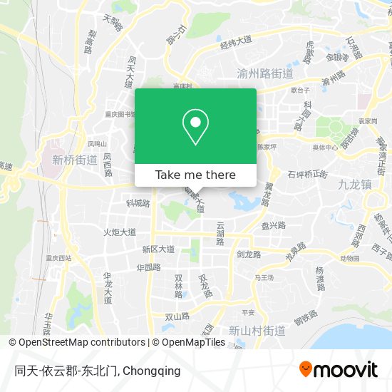 同天·依云郡-东北门 map
