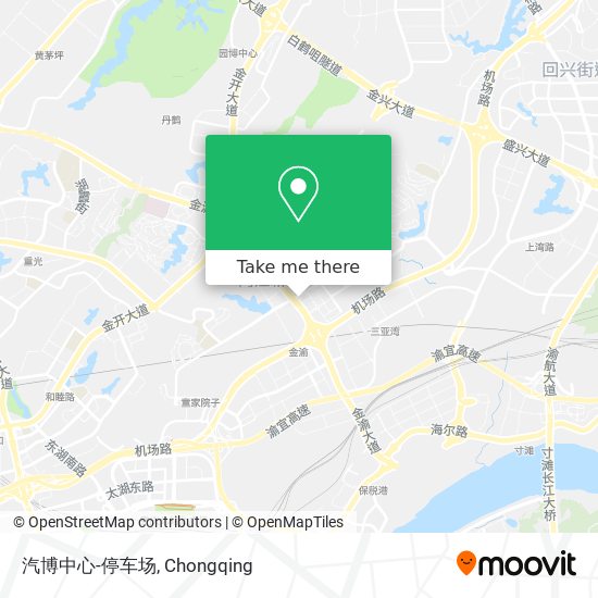 汽博中心-停车场 map