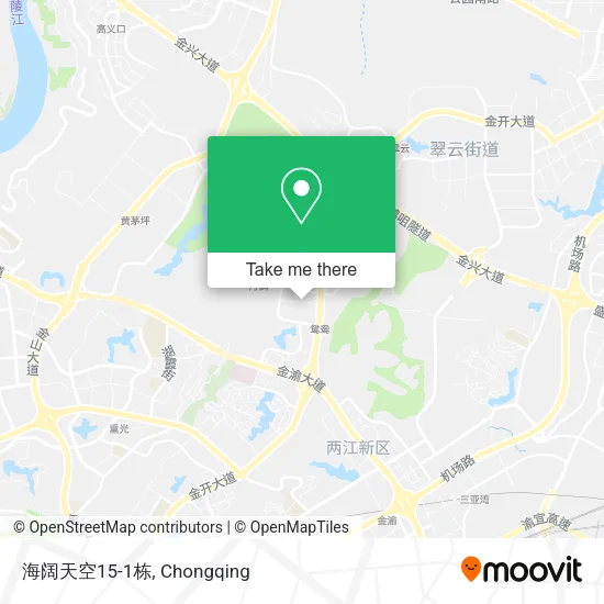 海阔天空15-1栋 map