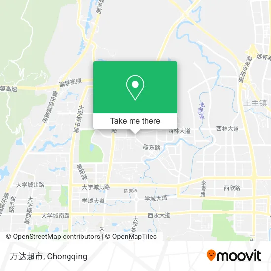 万达超市 map