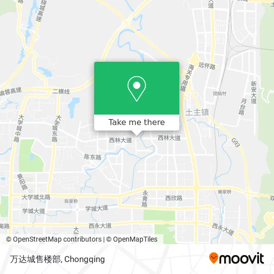 万达城售楼部 map