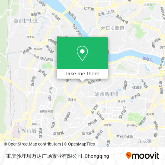 重庆沙坪坝万达广场置业有限公司 map
