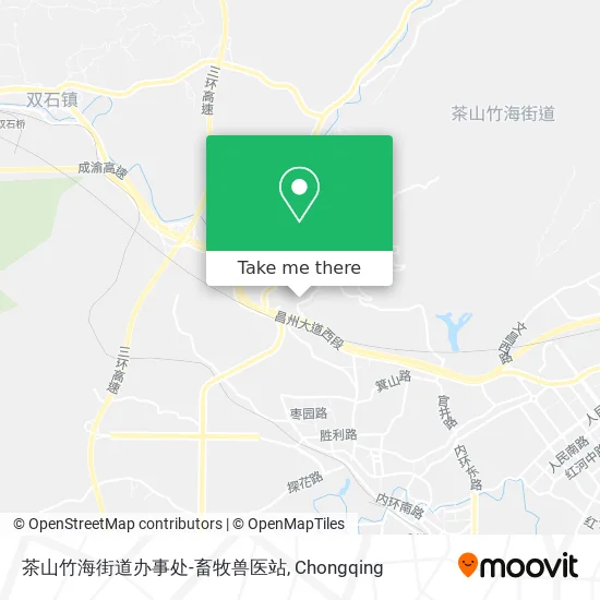 茶山竹海街道办事处-畜牧兽医站 map