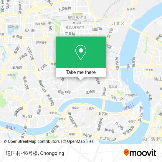 建国村-46号楼 map