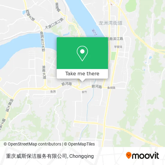 重庆威斯保洁服务有限公司 map