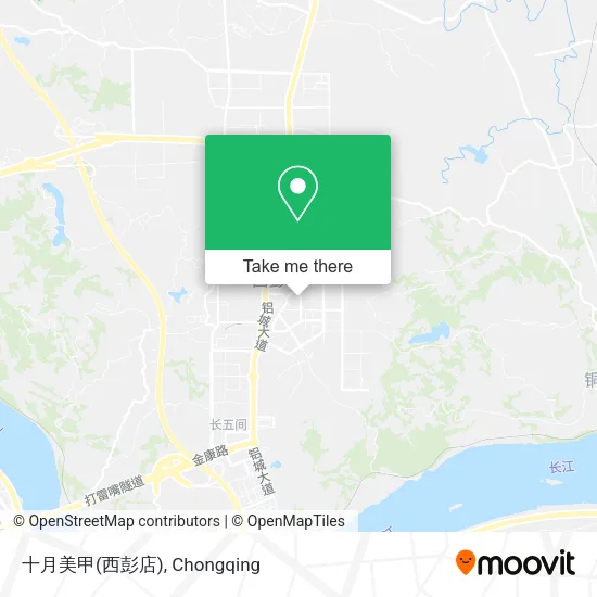 十月美甲(西彭店) map