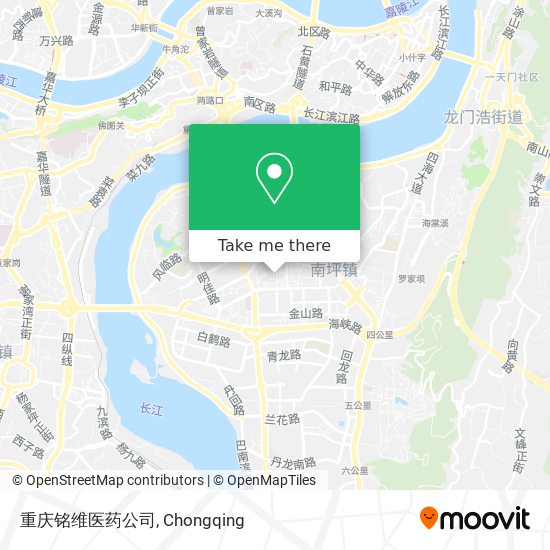 重庆铭维医药公司 map