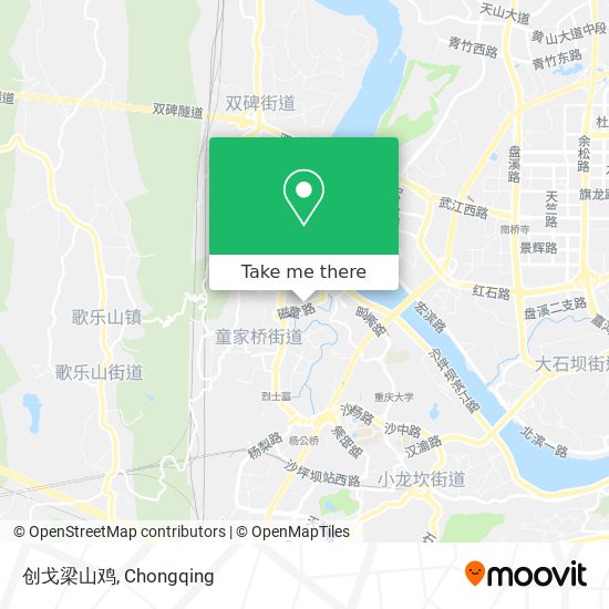 创戈梁山鸡 map