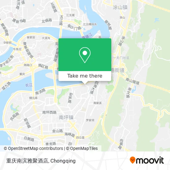 重庆南滨雅聚酒店 map