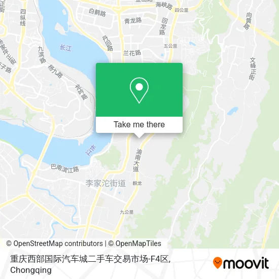 重庆西部国际汽车城二手车交易市场-F4区 map