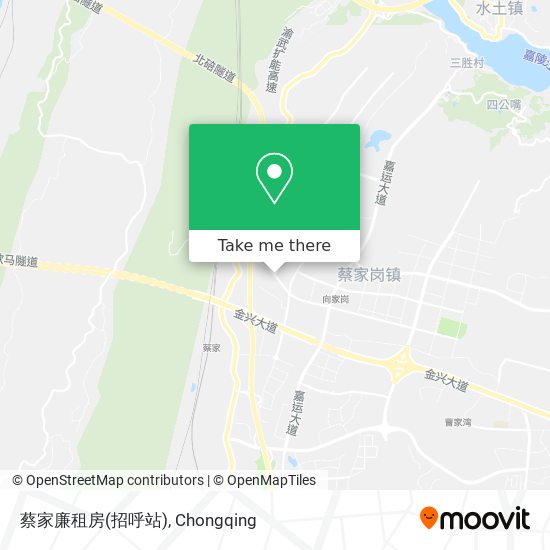 蔡家廉租房(招呼站) map