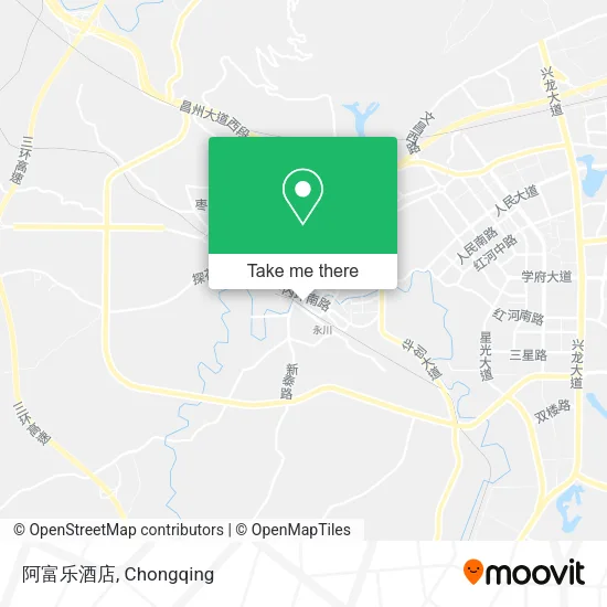 阿富乐酒店 map