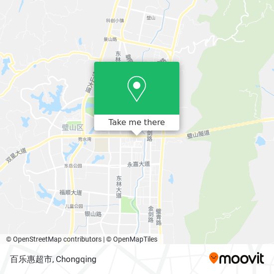 百乐惠超市 map