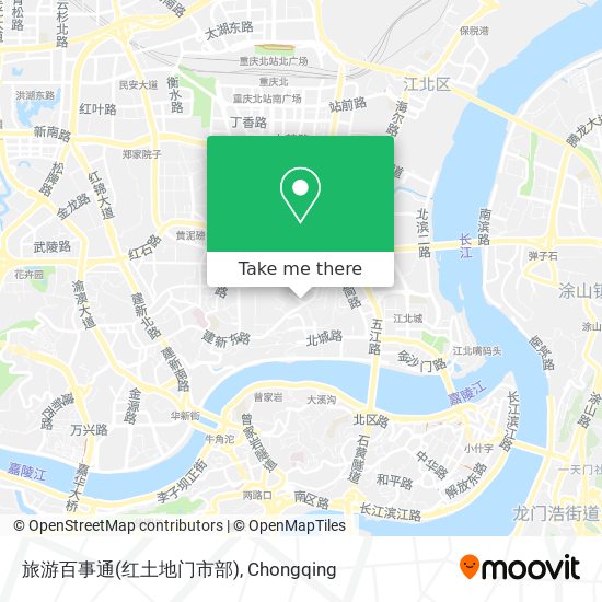 旅游百事通(红土地门市部) map