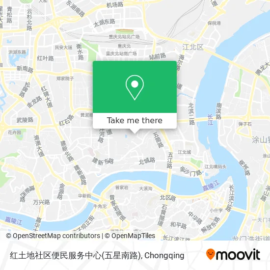 红土地社区便民服务中心(五星南路) map