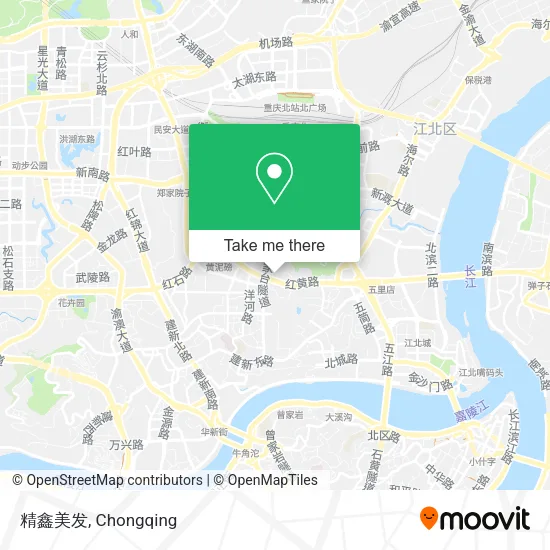 精鑫美发 map
