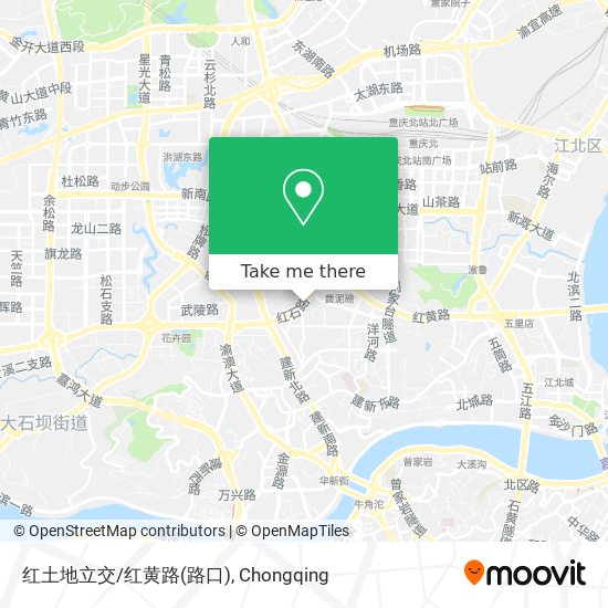 红土地立交/红黄路(路口) map