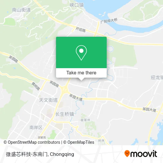 微盛芯科技-东南门 map