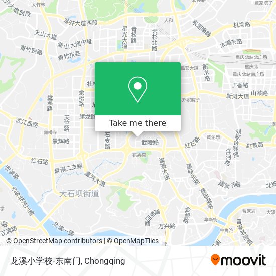 龙溪小学校-东南门 map