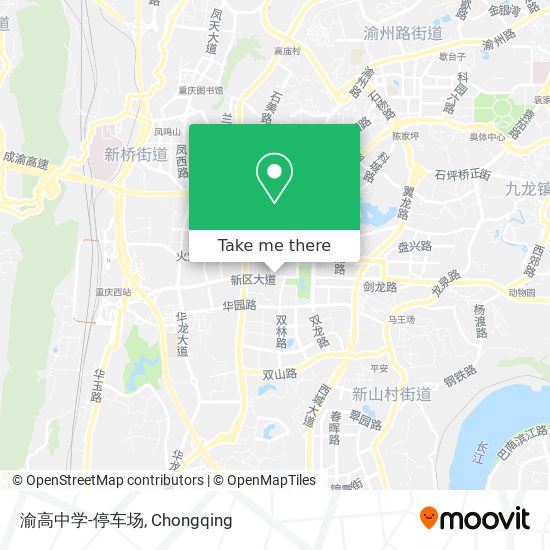 渝高中学-停车场 map