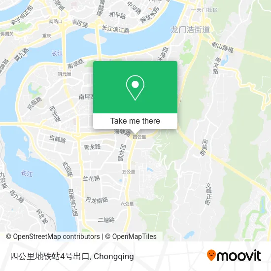 四公里地铁站4号出口 map