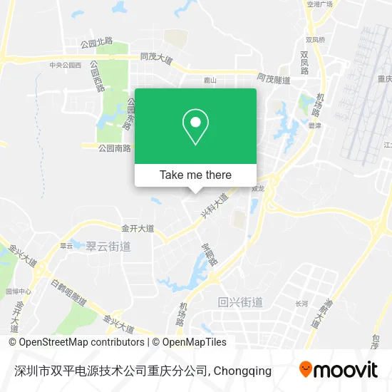 深圳市双平电源技术公司重庆分公司 map