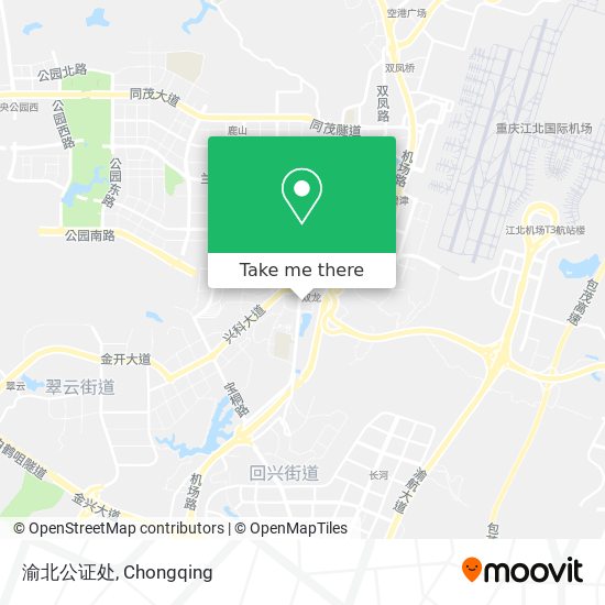 渝北公证处 map