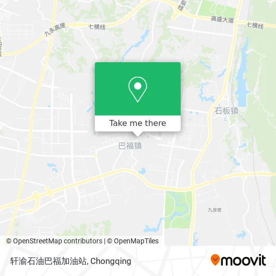 轩渝石油巴福加油站 map