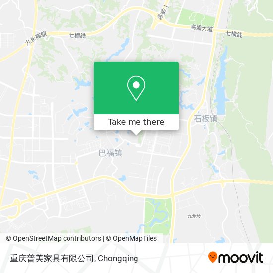 重庆普美家具有限公司 map