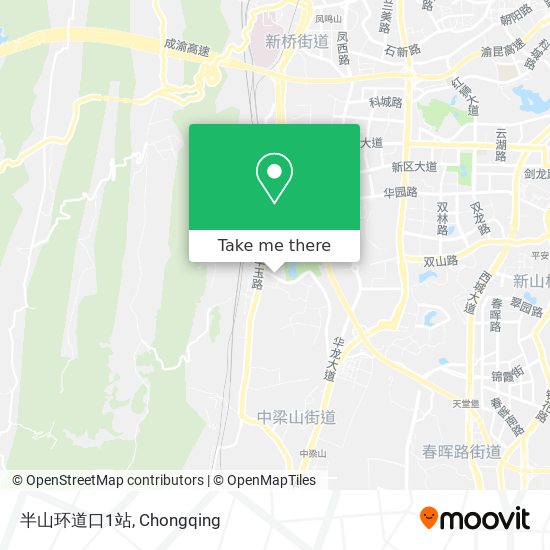 半山环道口1站 map