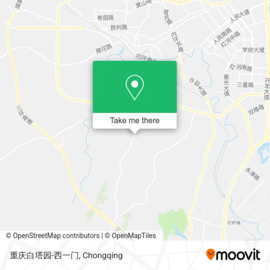 重庆白塔园-西一门 map