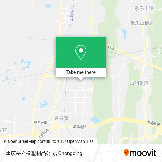 重庆岳立橡塑制品公司 map