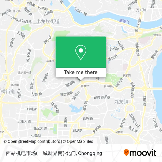 西站机电市场(一城新界南)-北门 map
