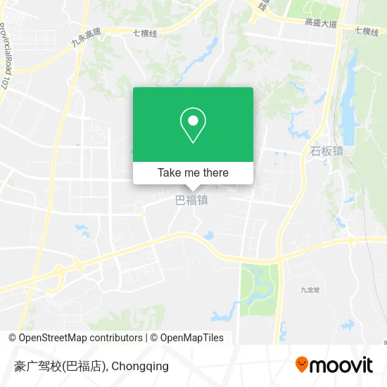 豪广驾校(巴福店) map