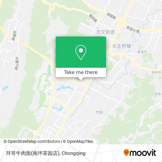 拜哥牛肉面(南坪茶园店) map