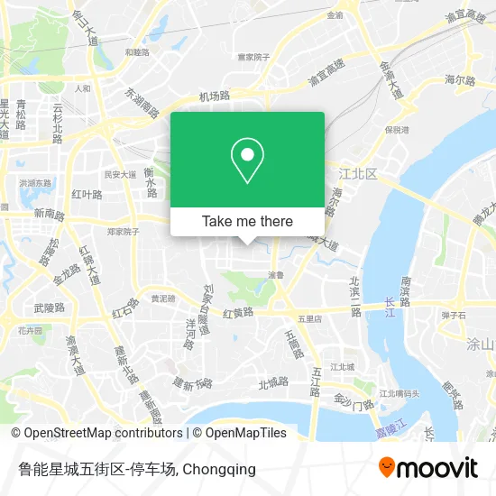 鲁能星城五街区-停车场 map