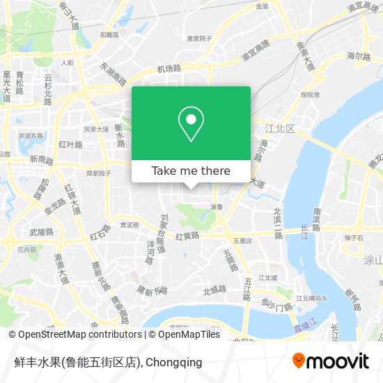 鲜丰水果(鲁能五街区店) map