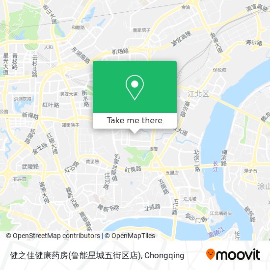 健之佳健康药房(鲁能星城五街区店) map