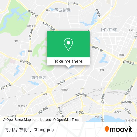青河苑-东北门 map
