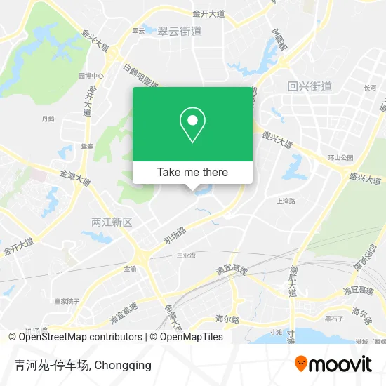 青河苑-停车场 map