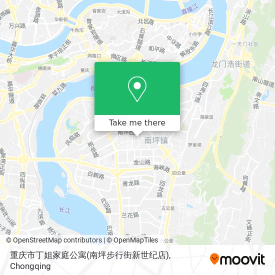 重庆市丁姐家庭公寓(南坪步行街新世纪店) map