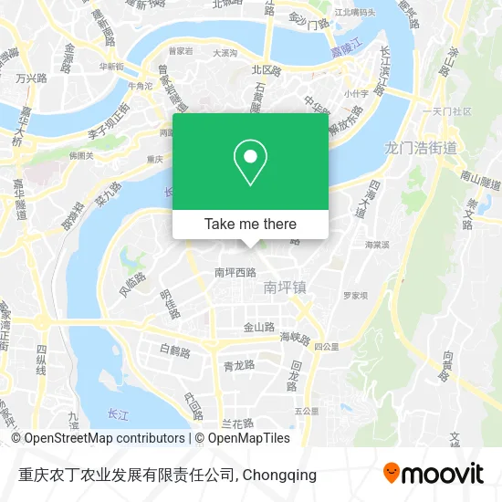 重庆农丁农业发展有限责任公司 map